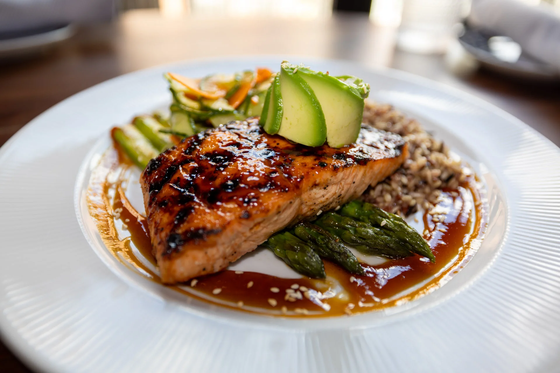 Salmon dish