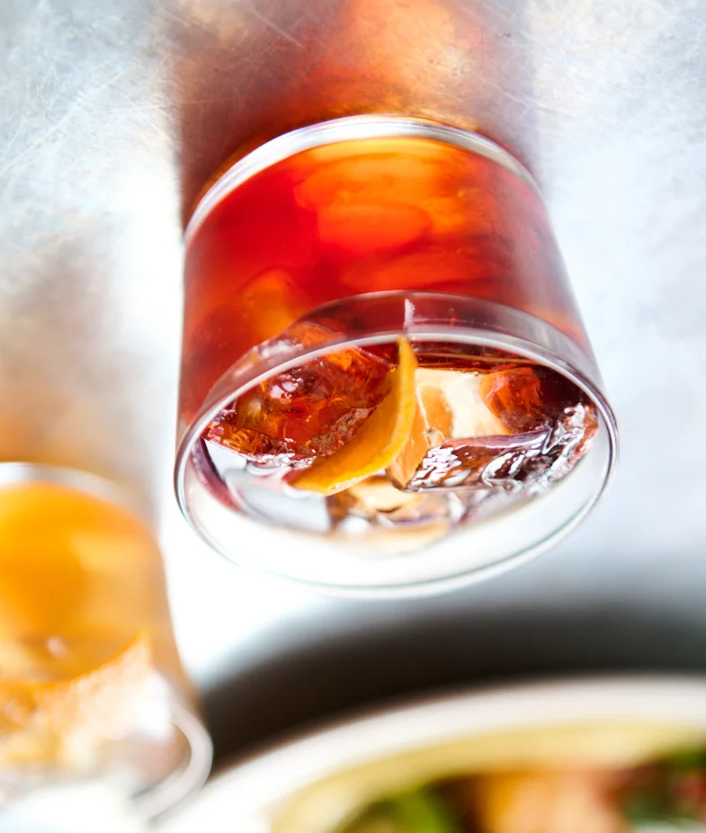 Negroni cocktail full bar