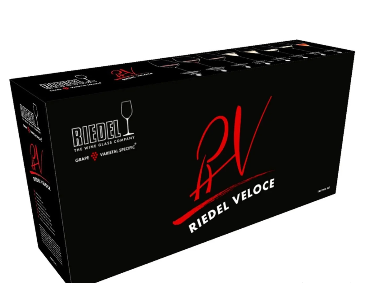 Riedel Veloce wine glass set packaging