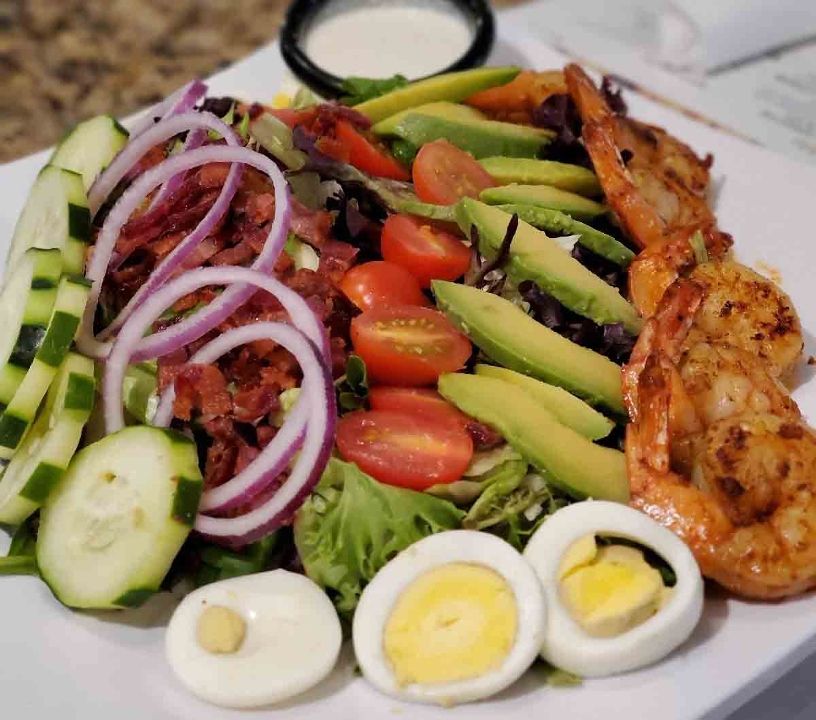 Shrimp Primal Salad********************# at Page’s Okra Grill