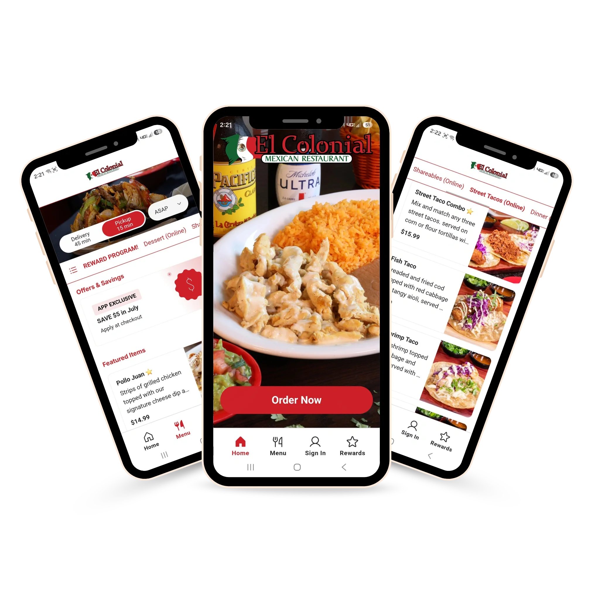 Mexican street cuisine featuring tacos and traditional dishes