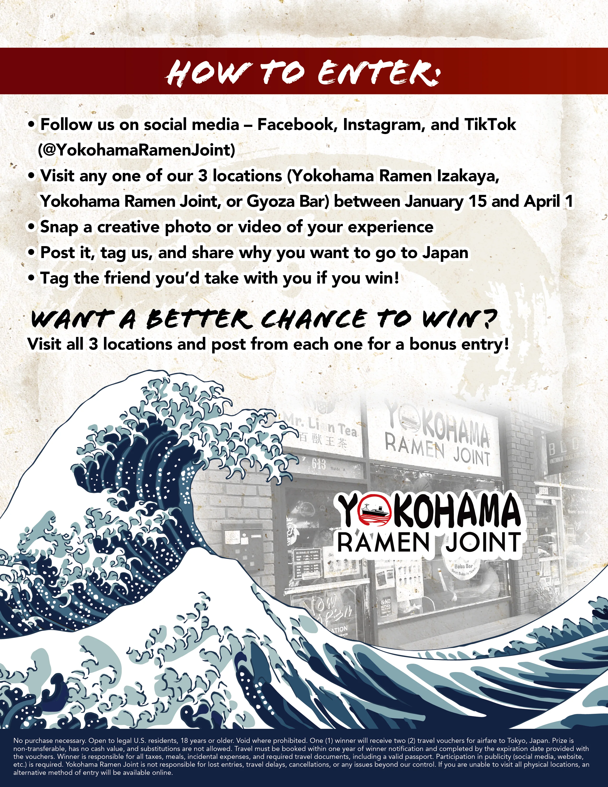 The Yokohama Ramen Izakaya sign