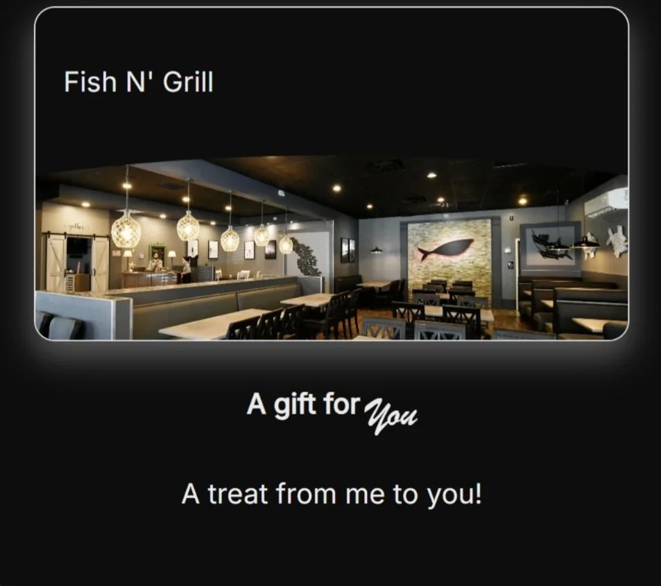 Modern restaurant interior of Fish N' Grill with stylish decor