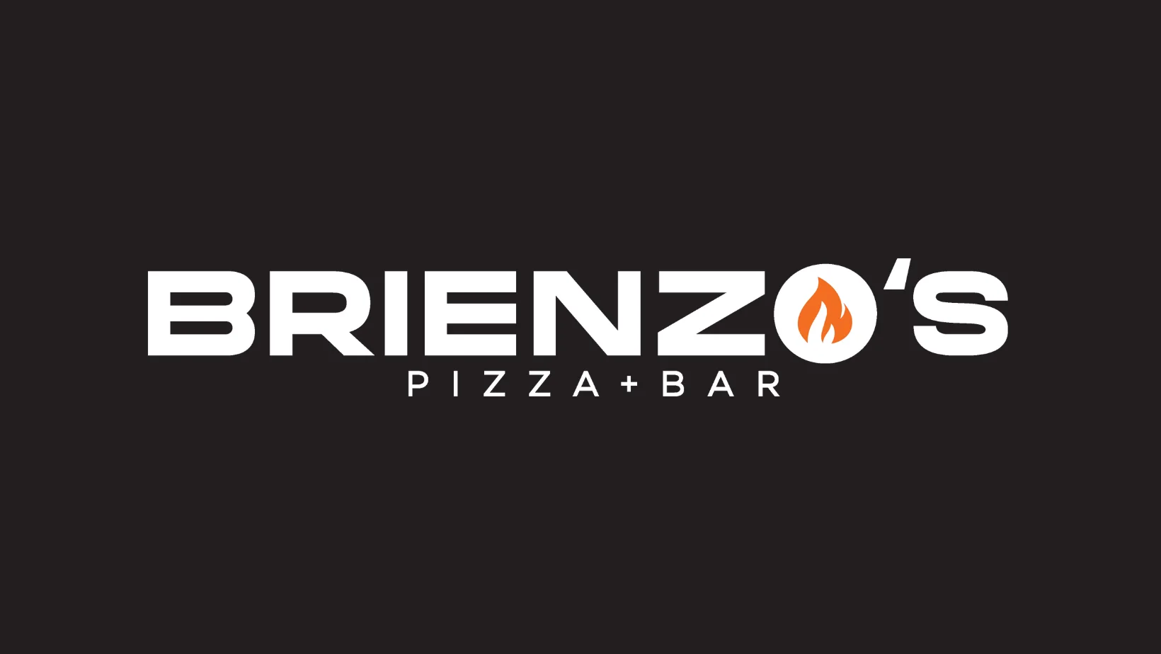 Logo of Brienzo's Pizza Bar featuring modern typography