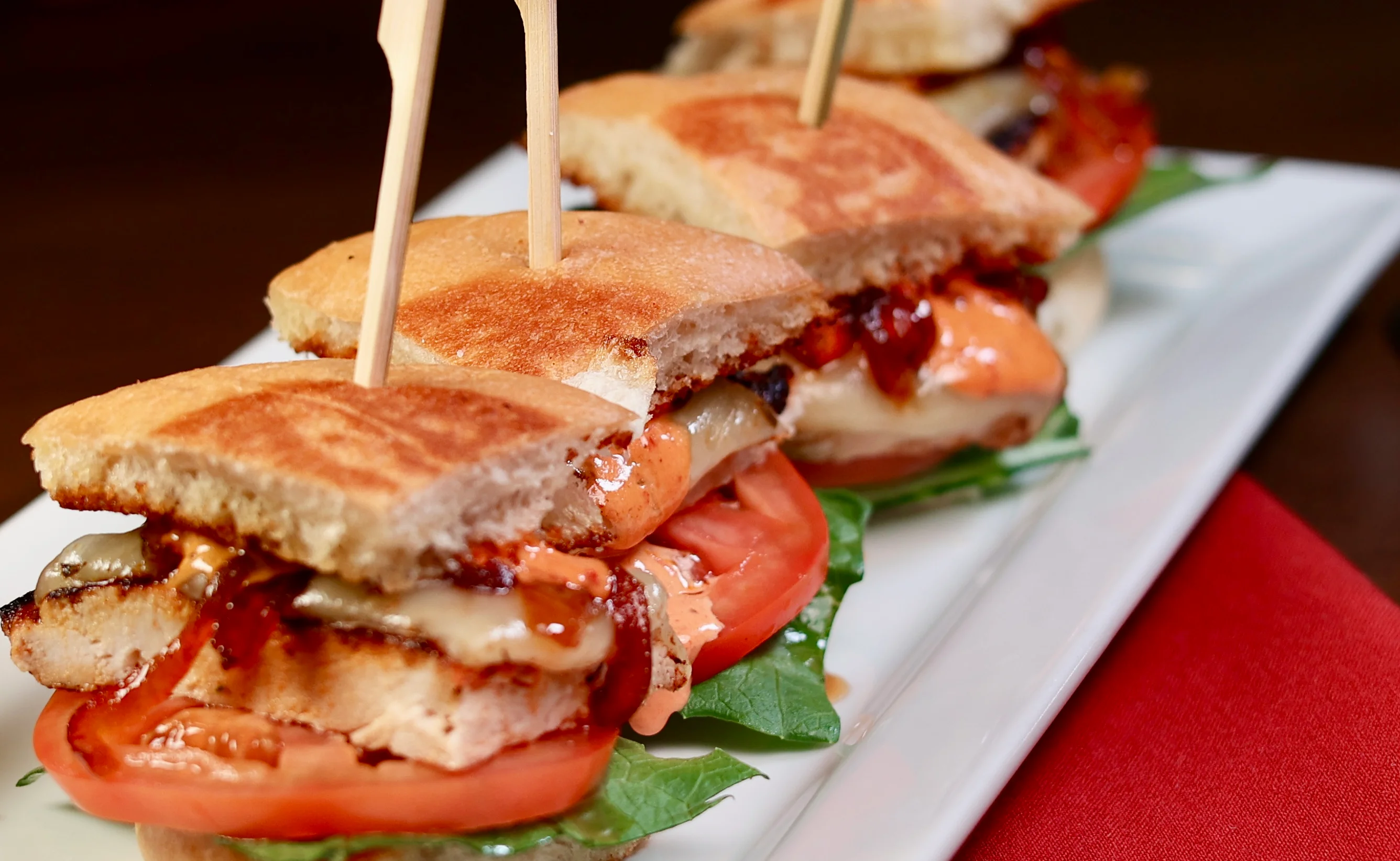 Delicious gourmet dish beautifully plated with vibrant colors.