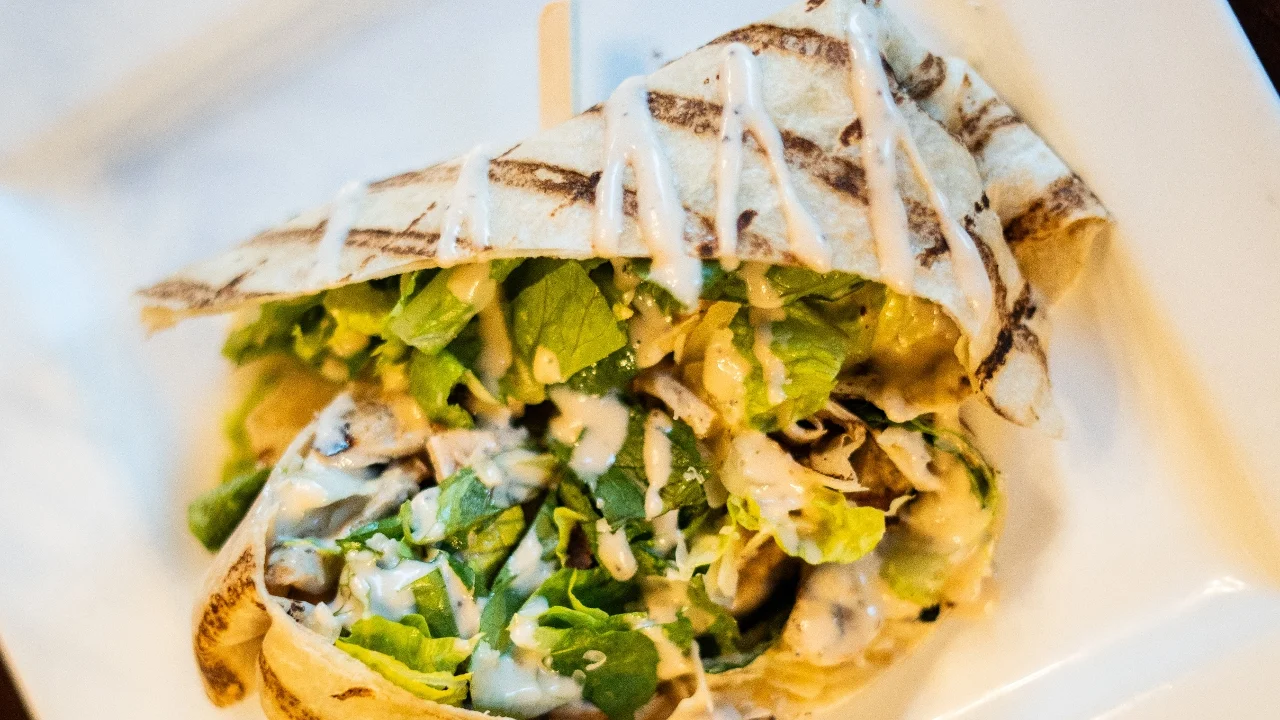 Chicken Caesar Salad Wrap