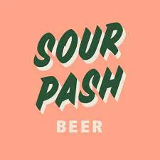 Sour Pash beer label design with vibrant colors