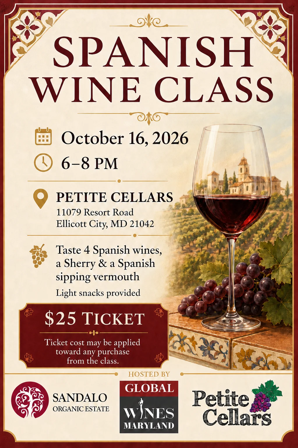 Tequila tasting event promotional poster featuring El Tequileno