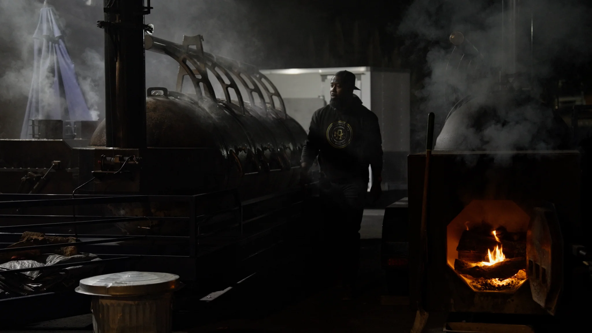 A restaurant chef preparing a dish
