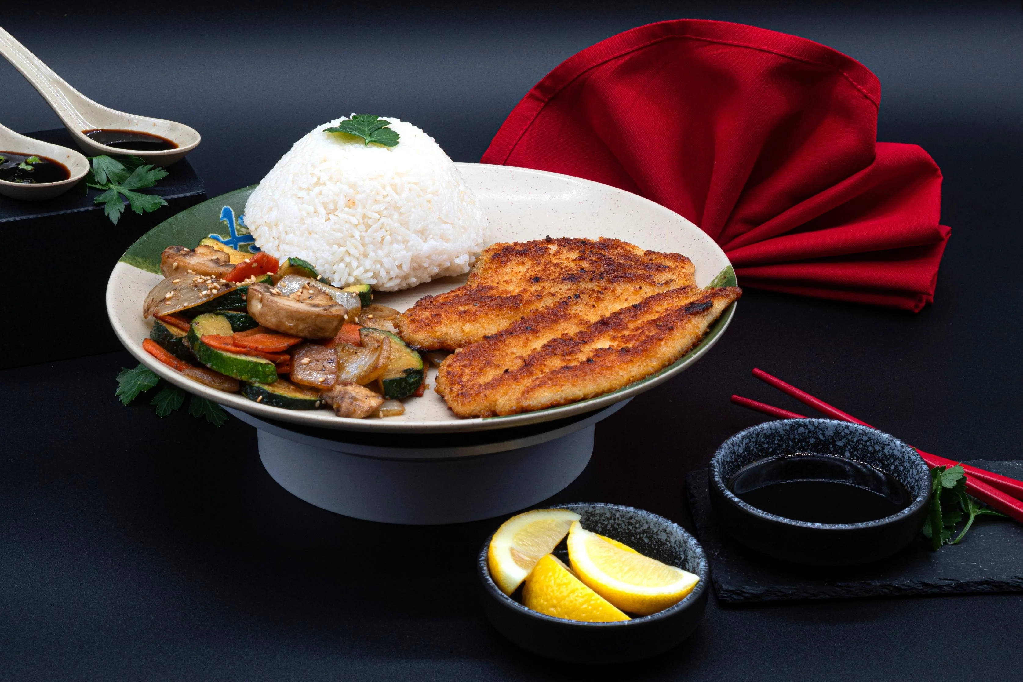 Hibachi Tilapia