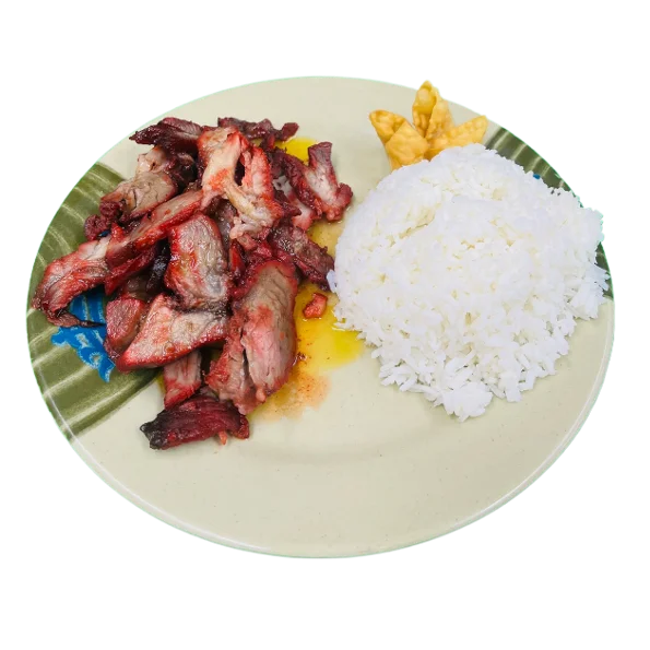 B.B.Q. Pork with Rice (Lunch)                   (L) 叉烧