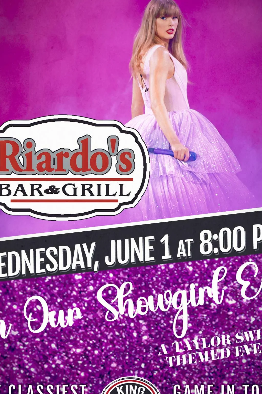 Trivia night poster for The Office at Riardos