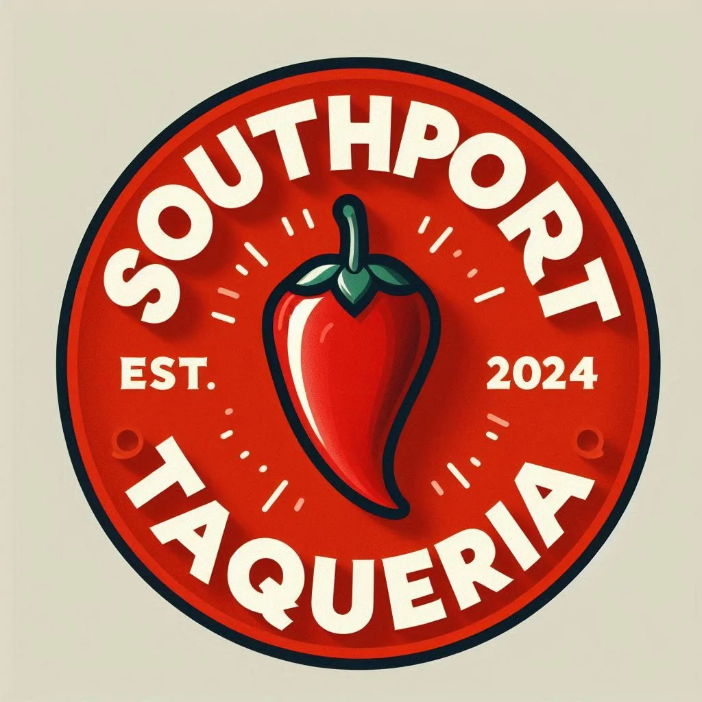 Logo of Southport Taqueria featuring a chili pepper