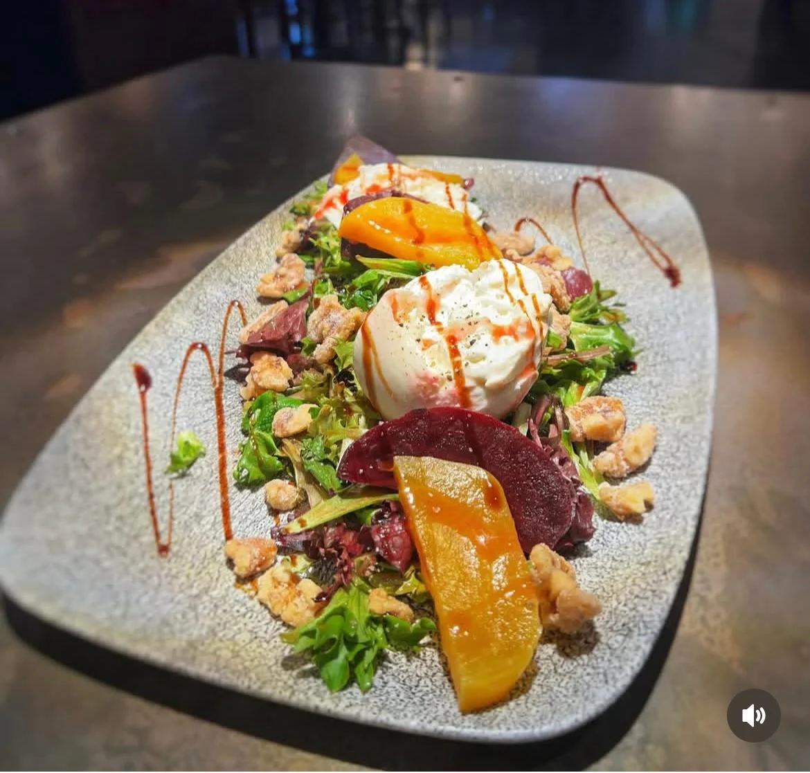 Beet and Burrata Salad