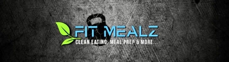 Fit Mealz logo promoting clean eating and meal prep services