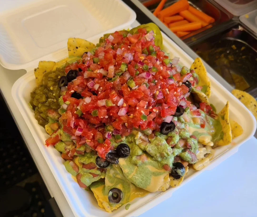 The OG loaded Nachos with cashew cheese is what started it all