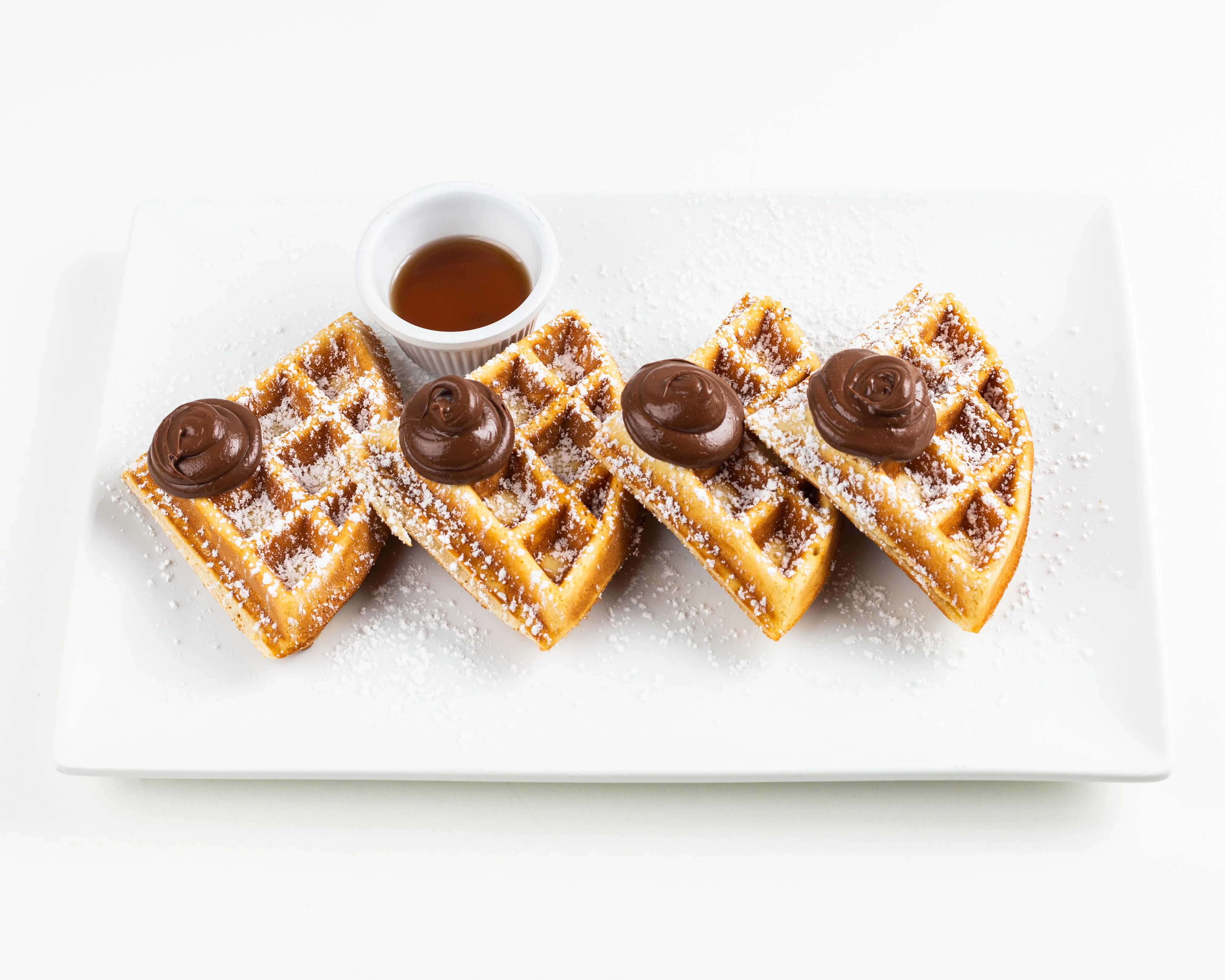 Waffle Hazelnut or Dulce de Leche