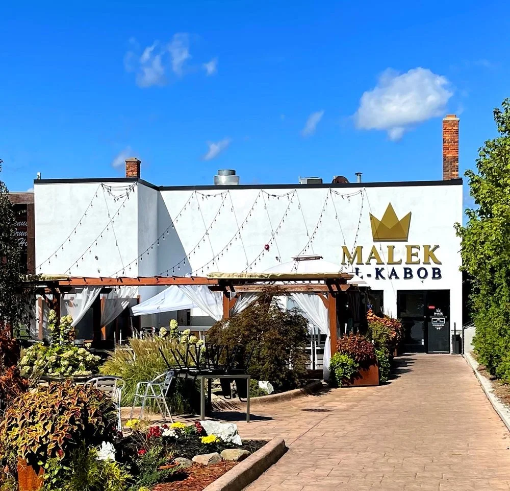 Exterior of Malek Al Kabob restaurant