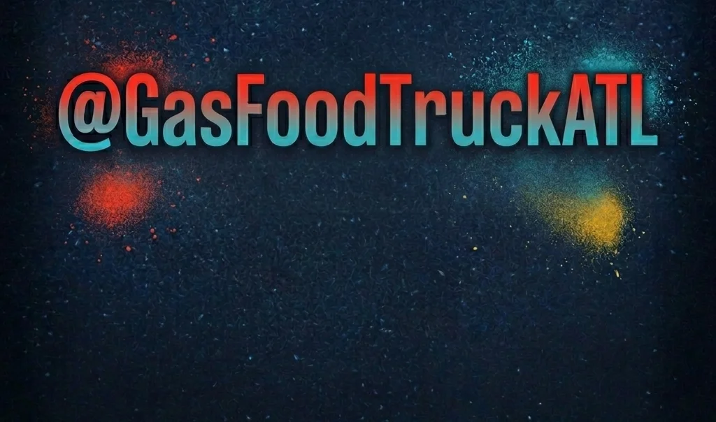 Colorful typography for Gas Food Truck ATL