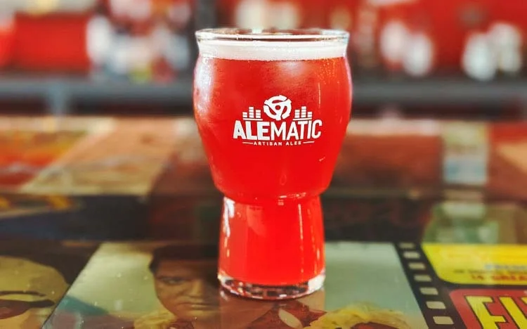 Alematic Artisan Ales' Cranberry Hibiscus Sour Beer in Huber Heights, OH