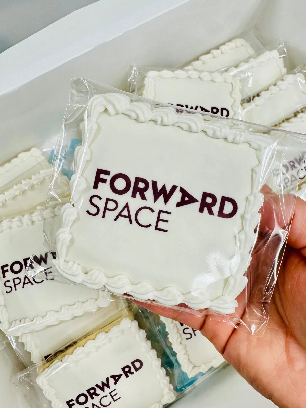 Custom logo cookies for branding events
