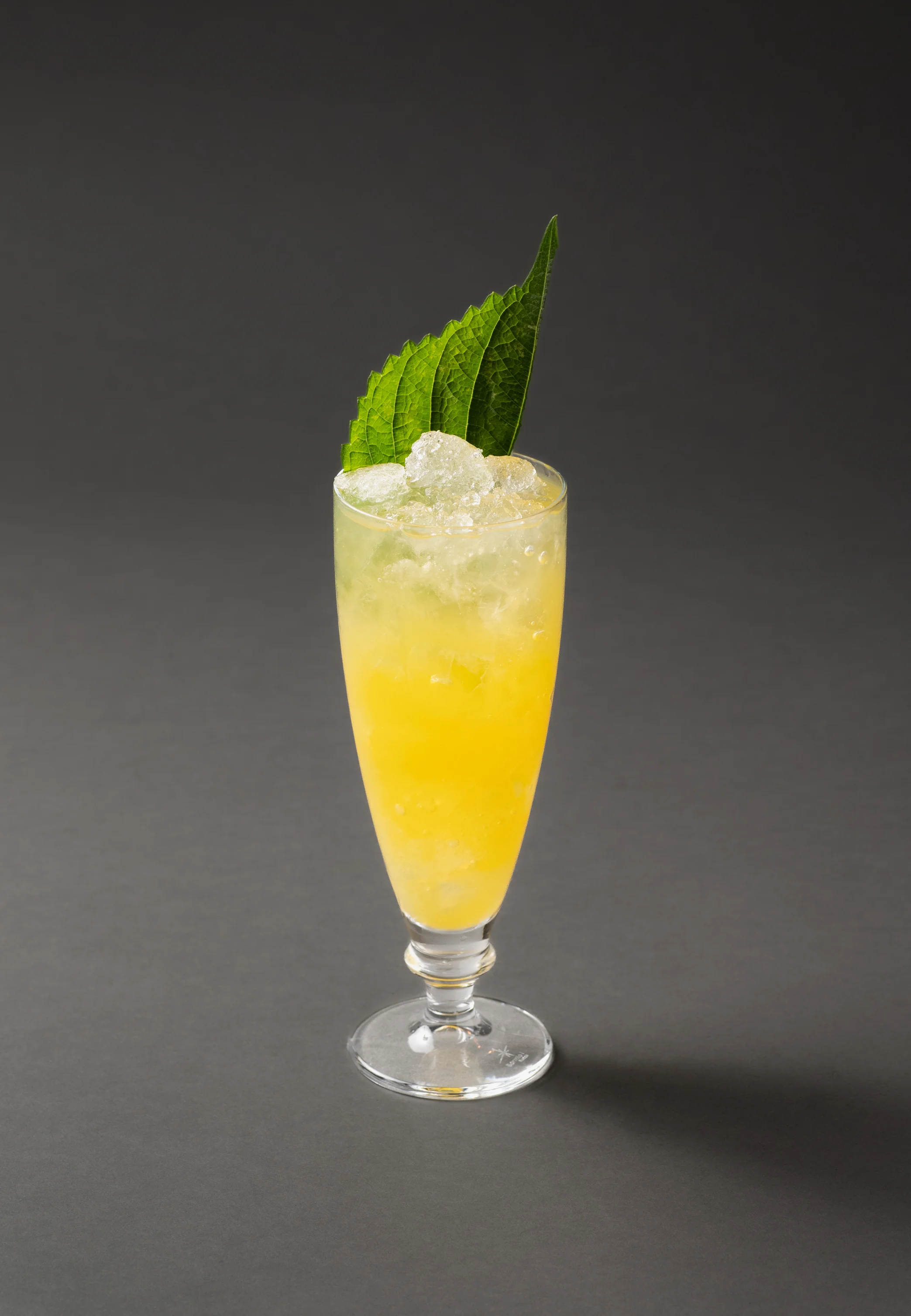 Refreshing tropical cocktail with mint leaves