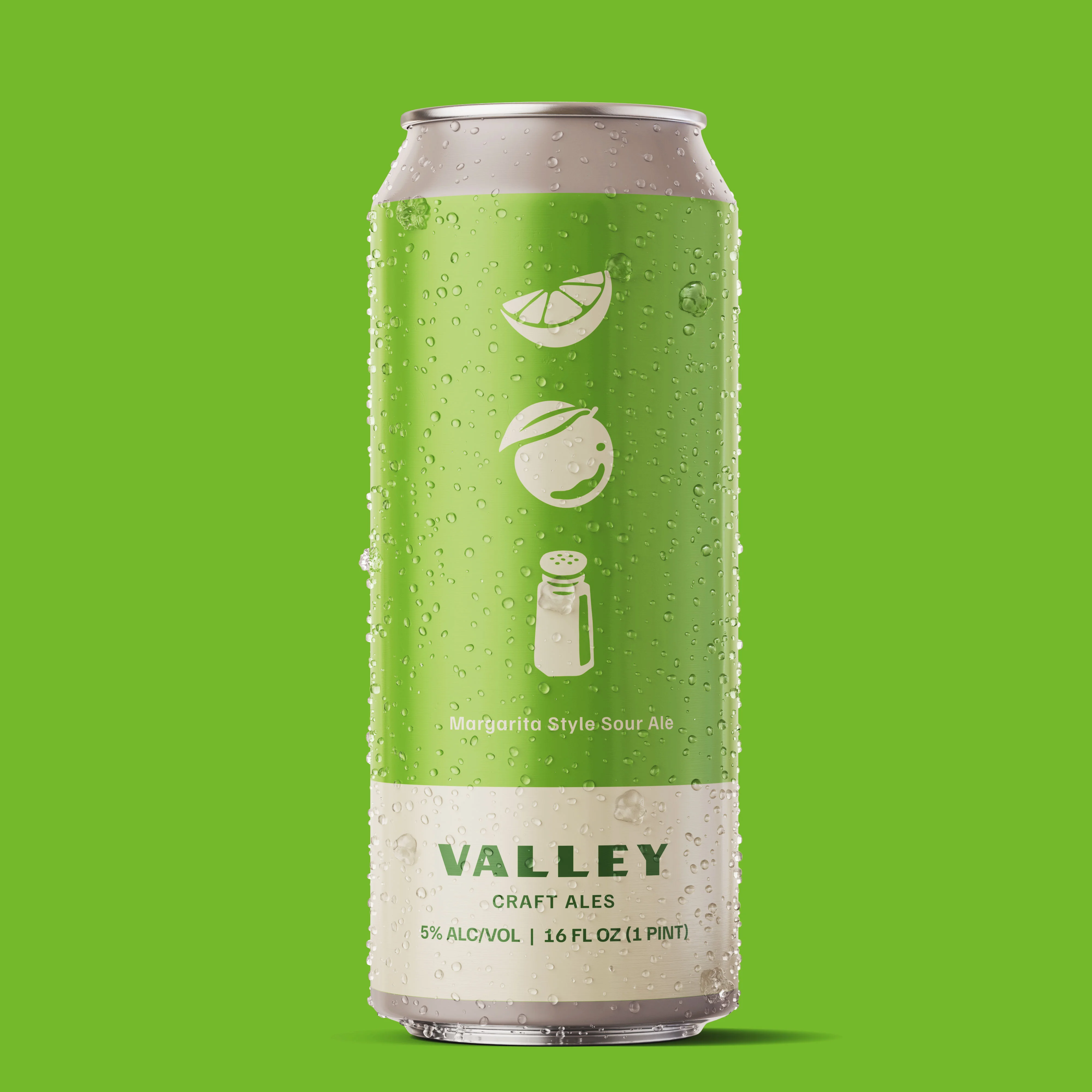 Margarita style sour ale in a vibrant green can