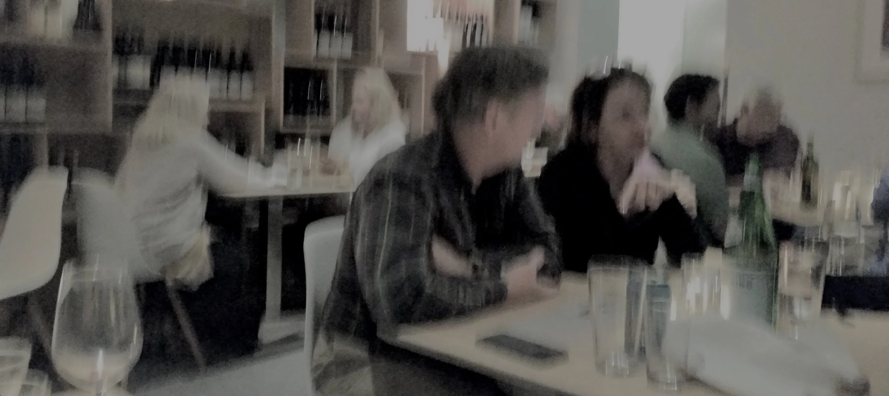 Cozy restaurant interior with patrons enjoying their meals