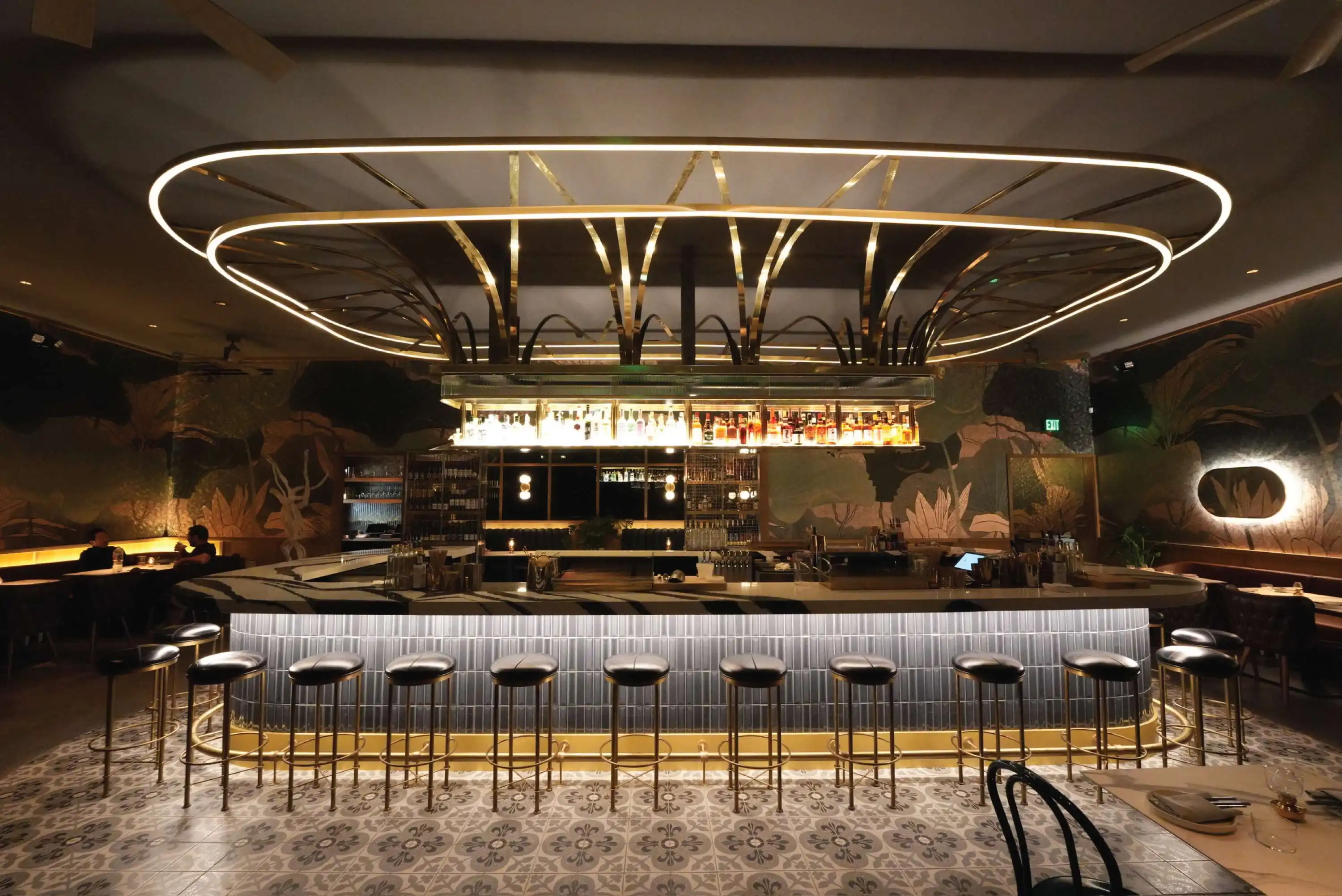 Kingfisher bar at night