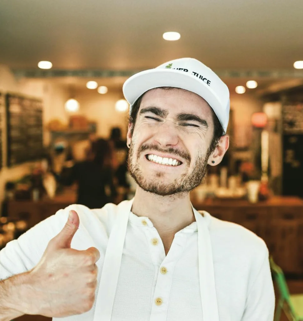 A restaurant chef preparing a dish