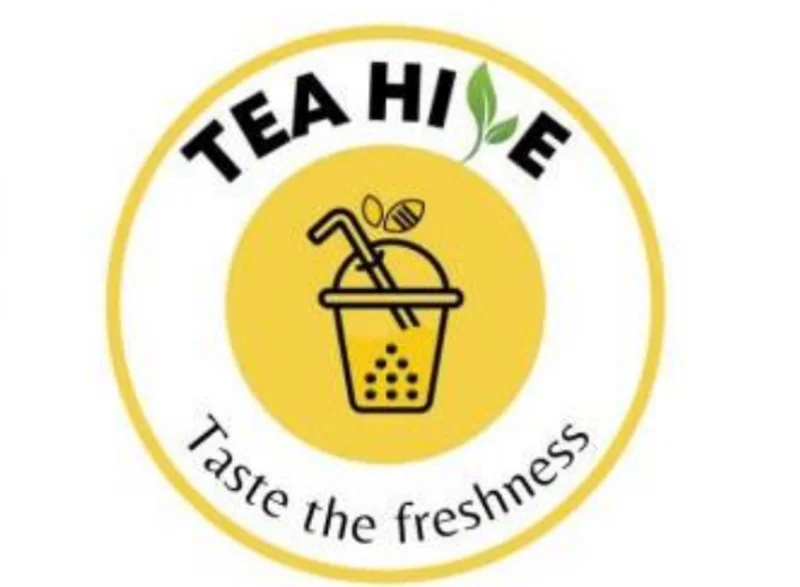 Logo of Tea Hive featuring a refreshing drink