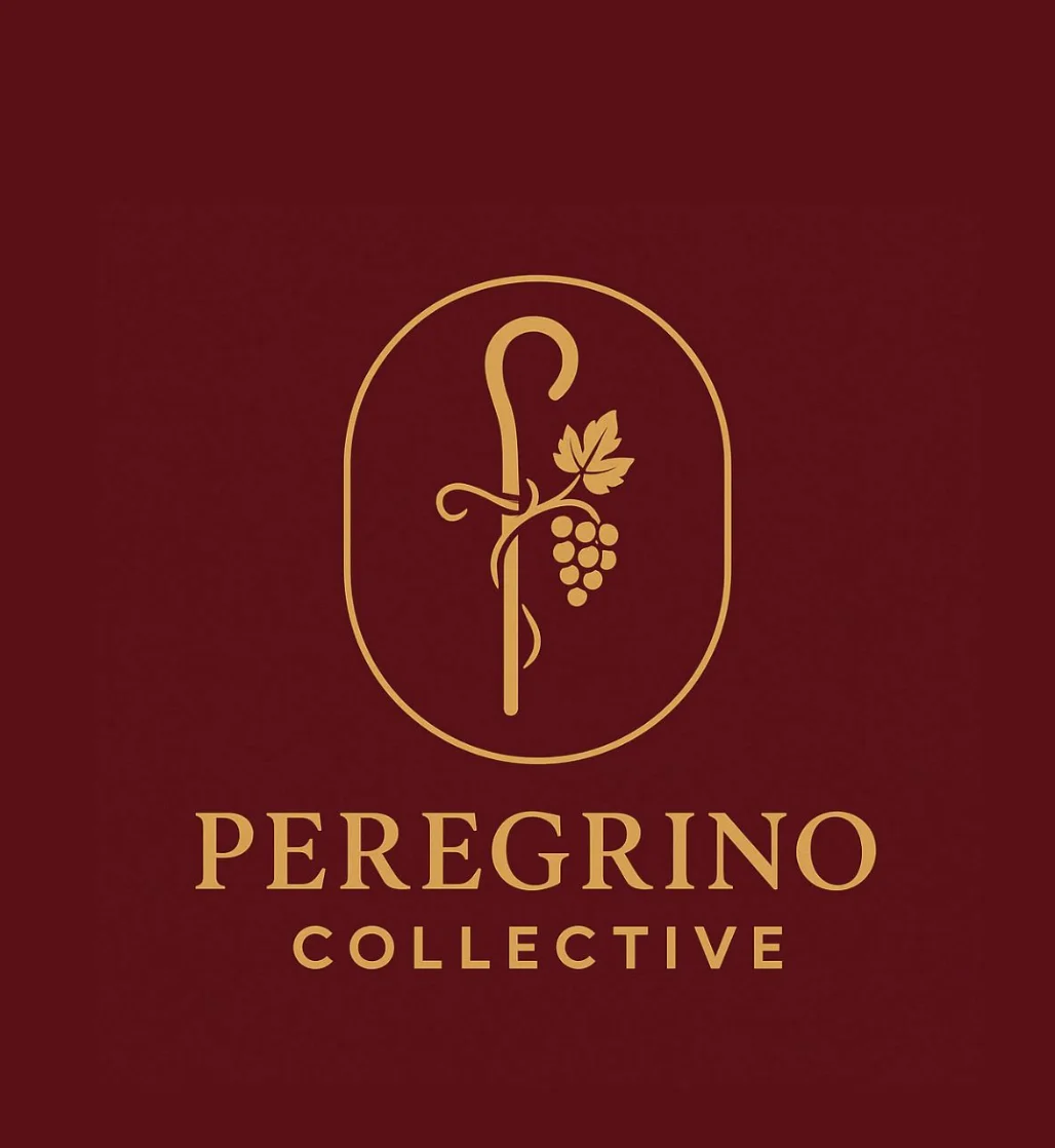 Logo of Peregrino Collective featuring a grapevine design