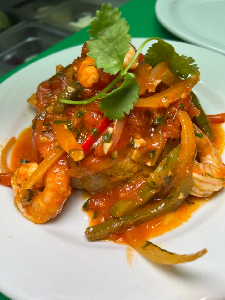 Shrimp Mofongo / Con camarón