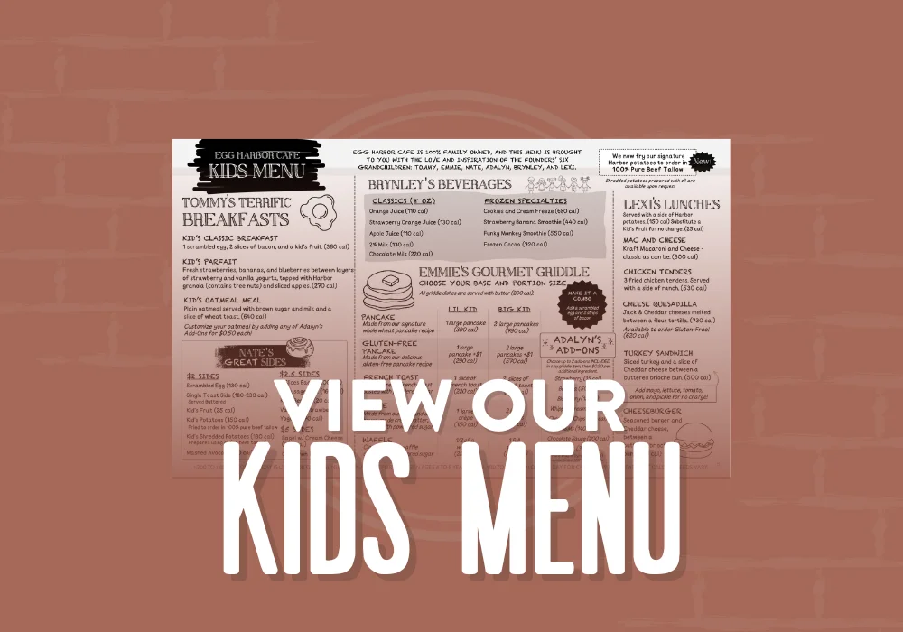 View Our Kids Menu
