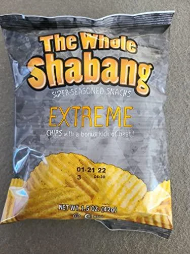 The Whole Shabang Super Seasoned Extreme Chips 2 Bags 1.5oz