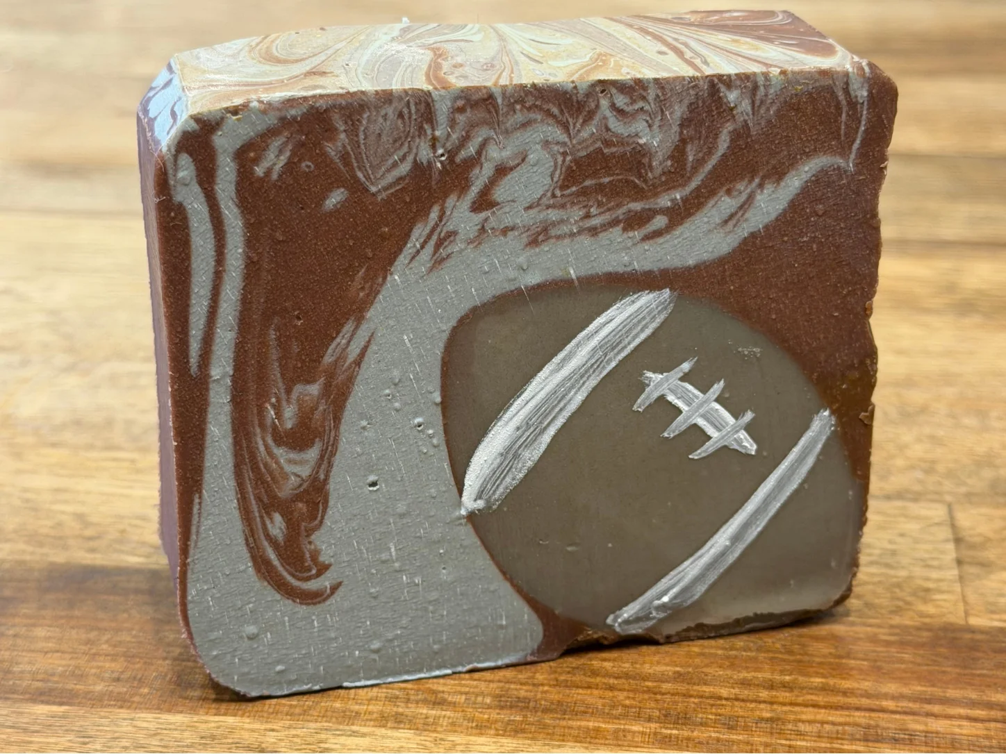 Magnolia High Bulldogs Battle of the Soaps bar in maroon and gray