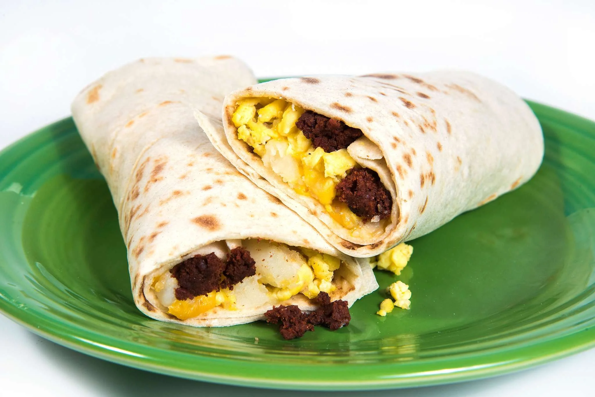 Breakfast Vegetarian Burrito