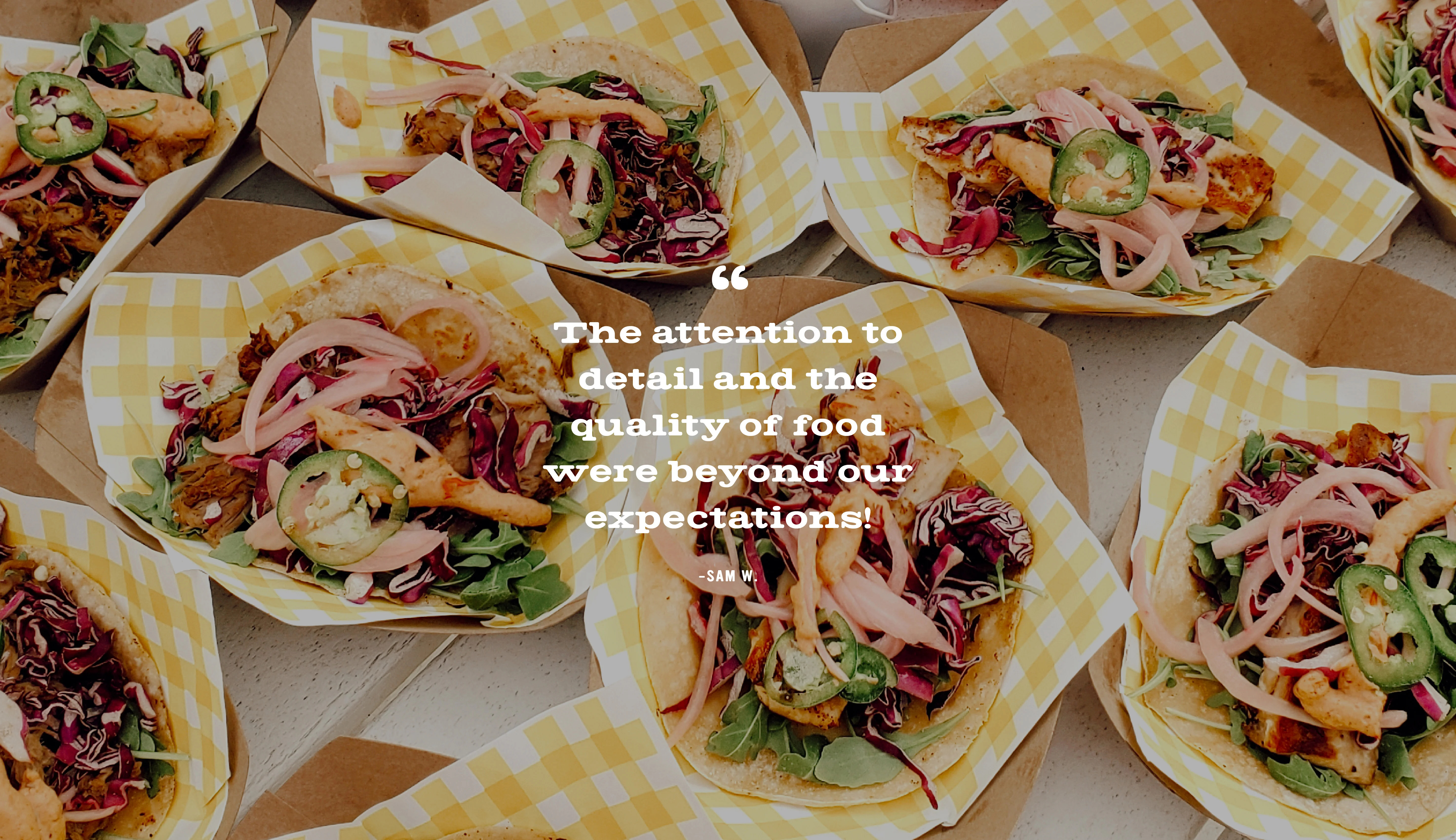 CHIRINGA's  catering turned our corporate  retreat lunches into a feast.  The attention to detail and the quality of food were beyond our expectations!