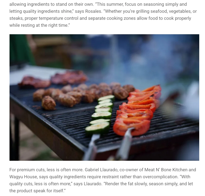 Chef Tips for Summer Entertaining From shareable appetizers to fresh cocktails, chefs reveal their favorite ways to make summer hosting feel easy.