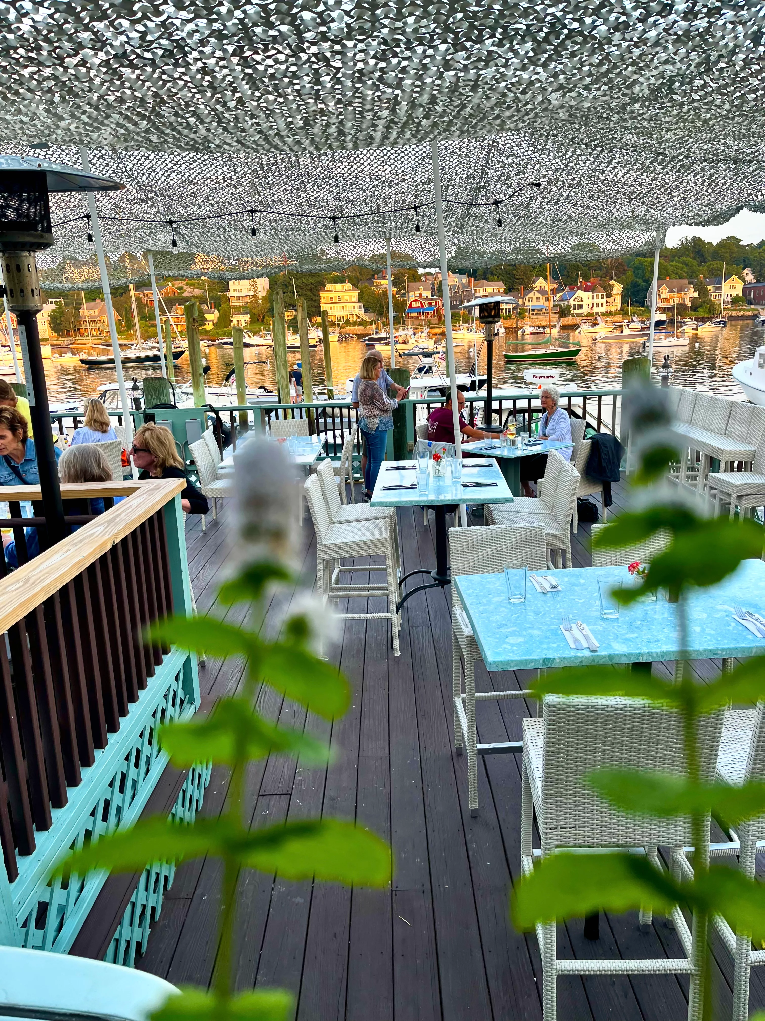 Best waterfront outdoor patio seating dinner restaurant gloucster MA
