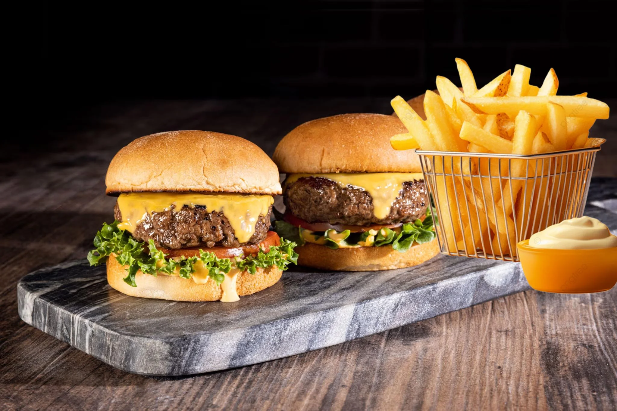 HUNTER BEEF with fries