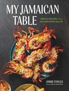 Grilled Jamaican lobster with vibrant garnishes
