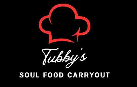 Logo of Tubby's Soul Food Carryout featuring a chef's hat