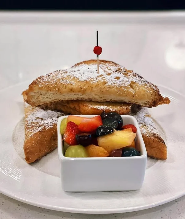 French toast & Fruit Cup