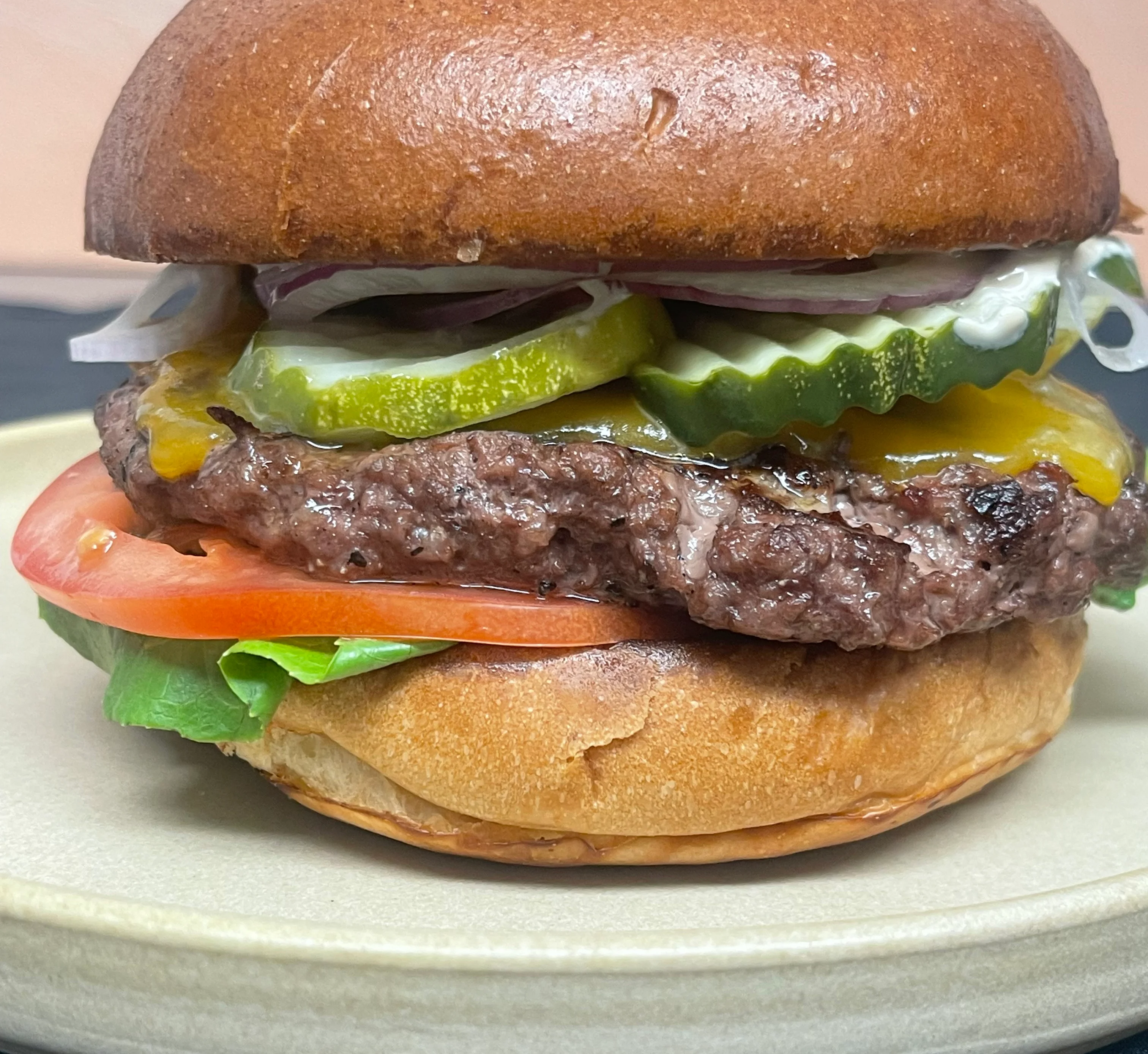 Fresh Burger with Swingle's Beef, Local Butcher in Amador County
