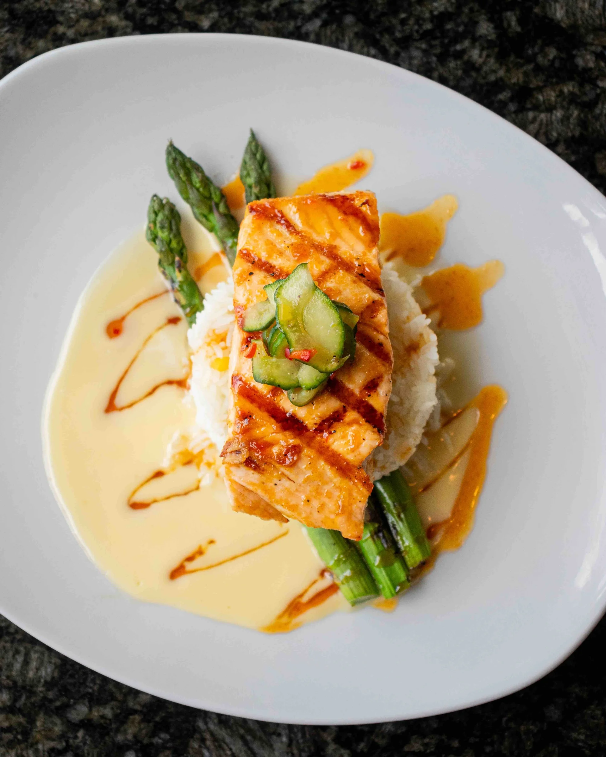 Brandy-Glazed Salmon