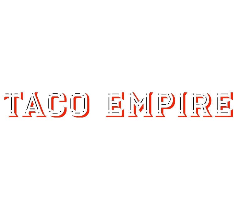 Logo of Taco Empire, established 2022, located in Oklahoma.