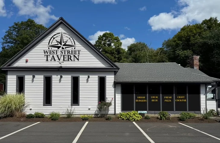 Exterior of West Street Tavern showcasing its inviting facade