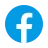 Facebook logo in blue circle