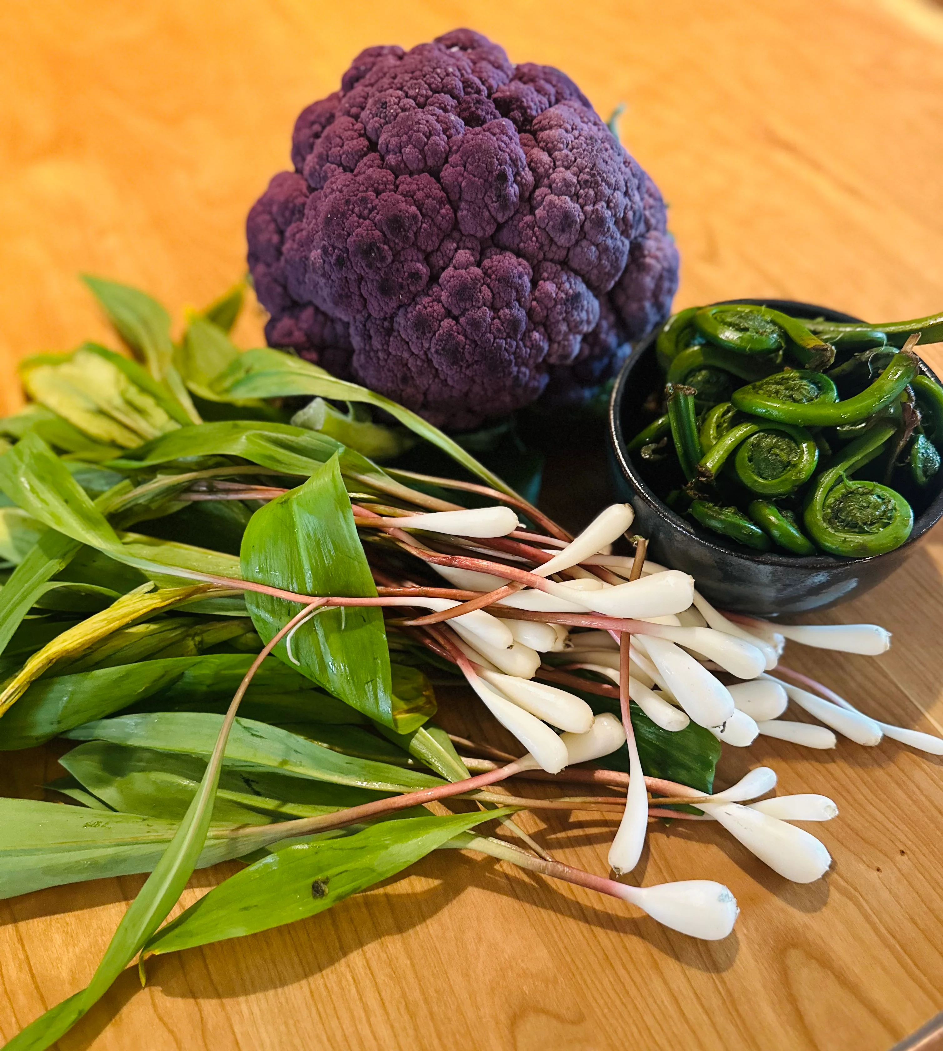 Fresh seasonal vegetables for vibrant dishes